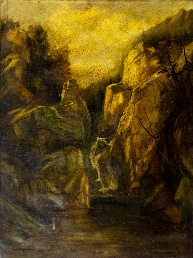 Jacob Parker (Europe,20C) oil painting (1 of 13)