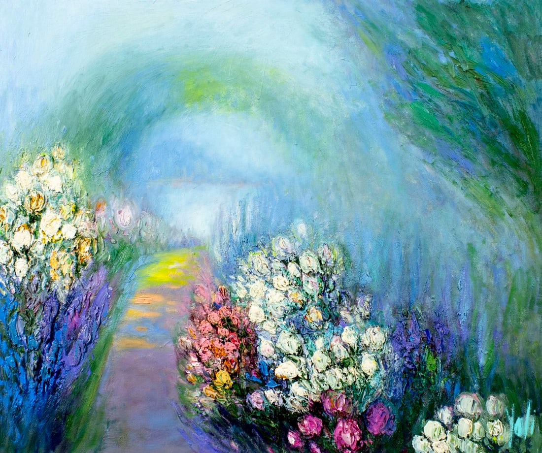 Yolanda Razzeto (Peru,1948-?) oil painting (1 of 13)