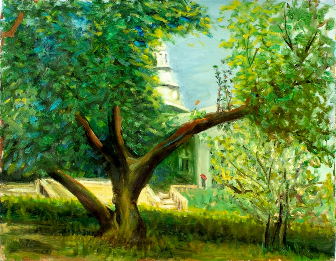 Charles Bohannah (NY,1910-1985) oil painting (1 of 14)