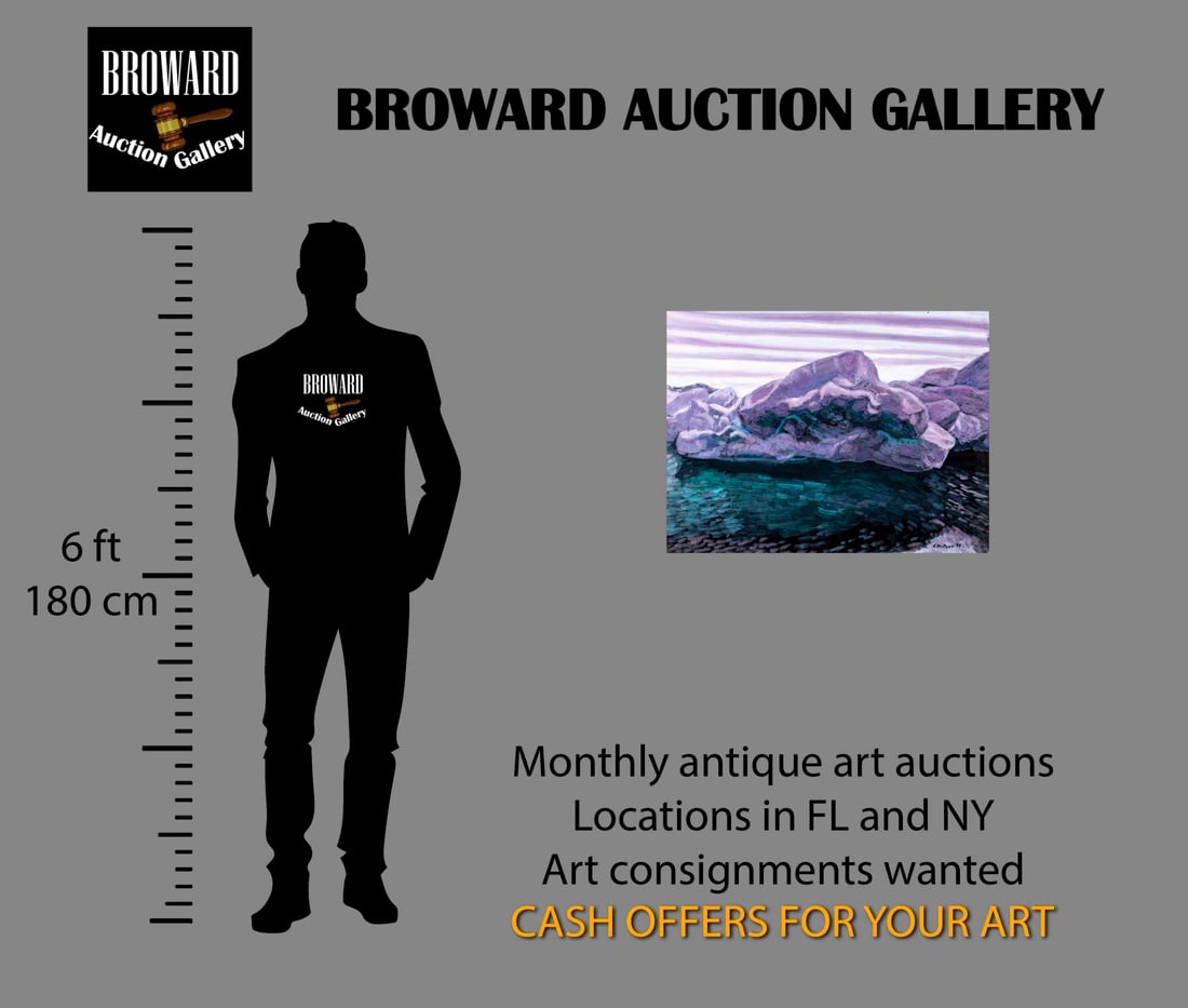 Evelyn Metzger (NY,Brazil,1911-2007) oil painting - 2