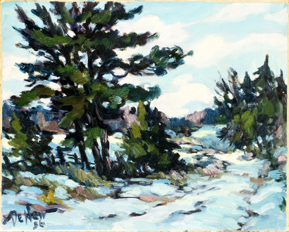 DeNew (US,mid 20C) oil painting - 3