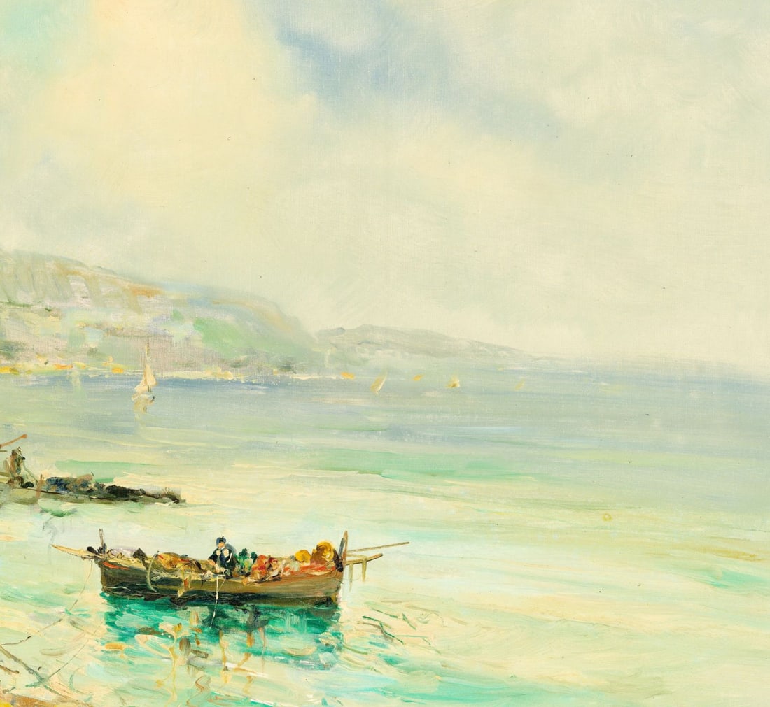 Mario Passoni (Italy,France,1929-?) oil painting - 6