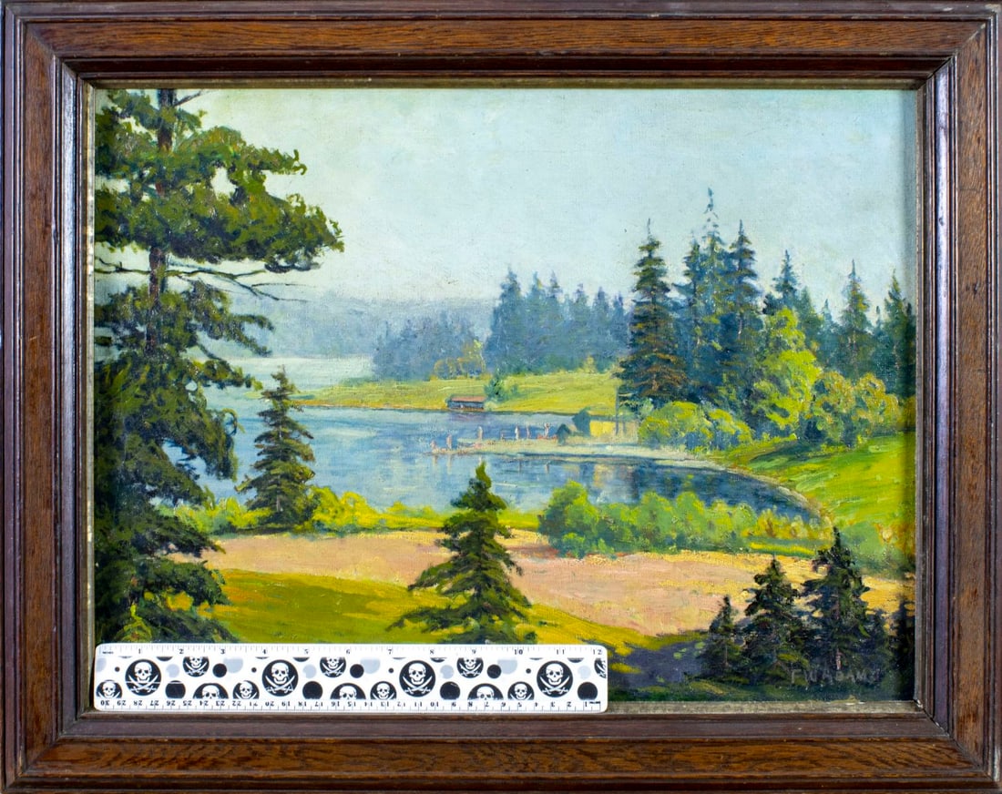 Frederick W Adams (Canada,1880-?) oil painting - 2