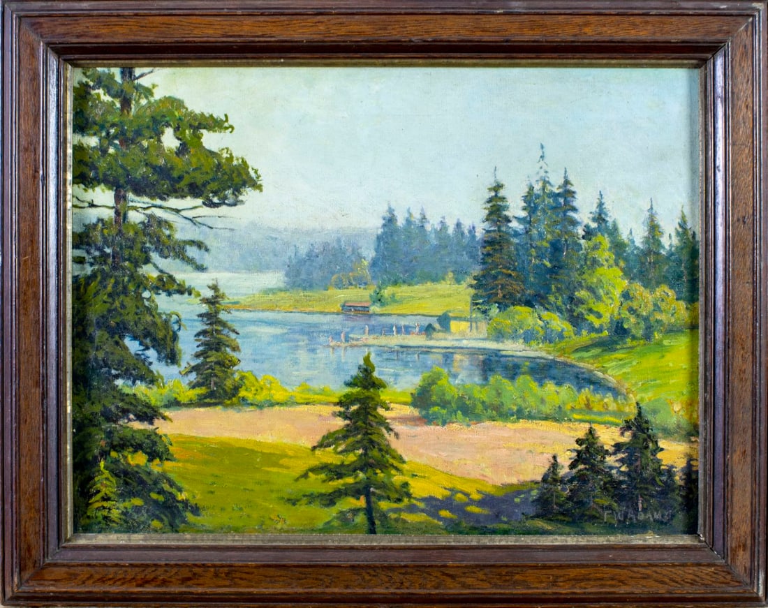 Frederick W Adams (Canada,1880-?) oil painting - 3