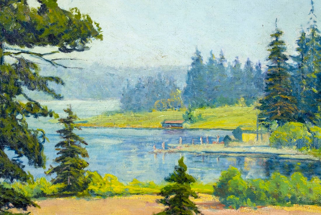 Frederick W Adams (Canada,1880-?) oil painting - 7