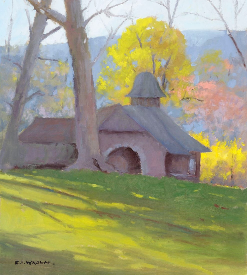 Robert Waltsak (NJ,b 1944) oil painting (1 of 12)