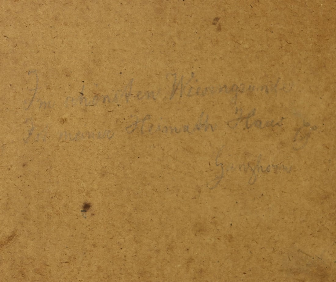 Ganzhorn (German,early 20C) oil painting antique - 12