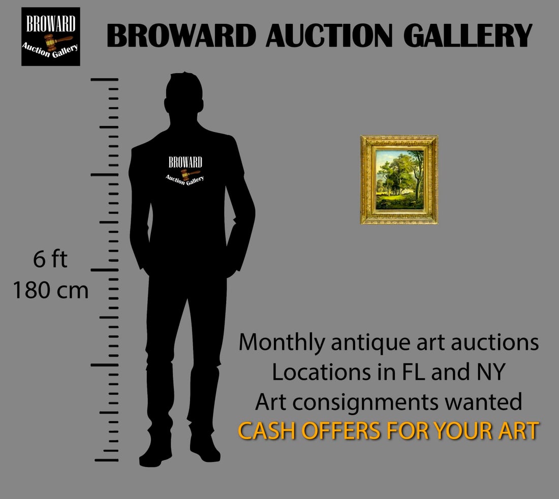 Ganzhorn (German,early 20C) oil painting antique - 2