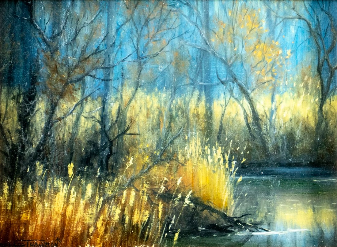 Carol Thompson (Maryland,b 1958) oil painting (1 of 13)