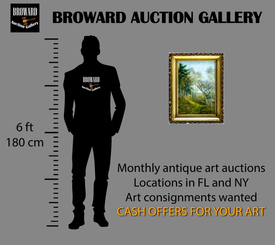 Olive Parker Black (NY,MA,1868-1948) oil painting antique - 2