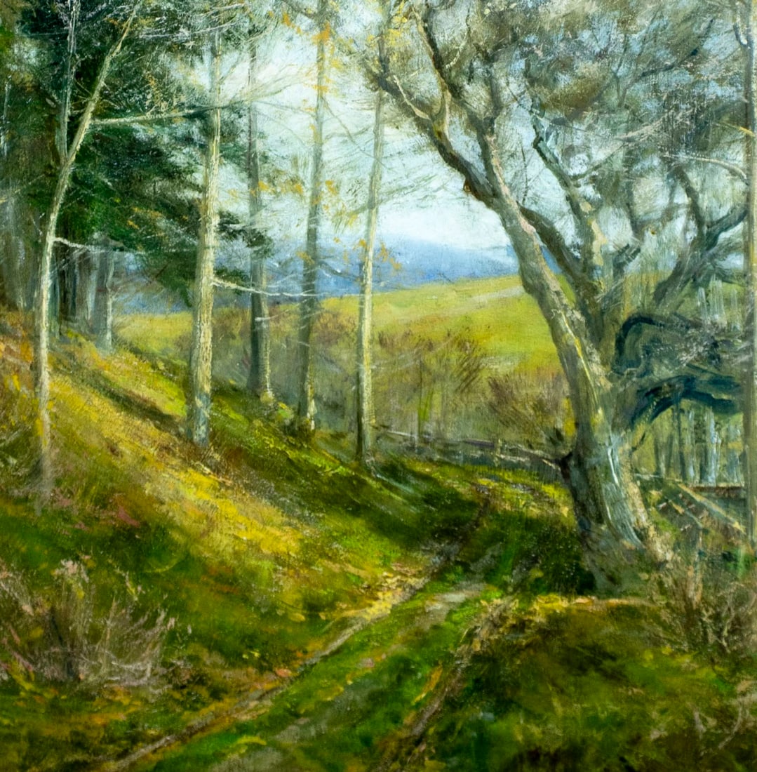 Olive Parker Black (NY,MA,1868-1948) oil painting antique - 7