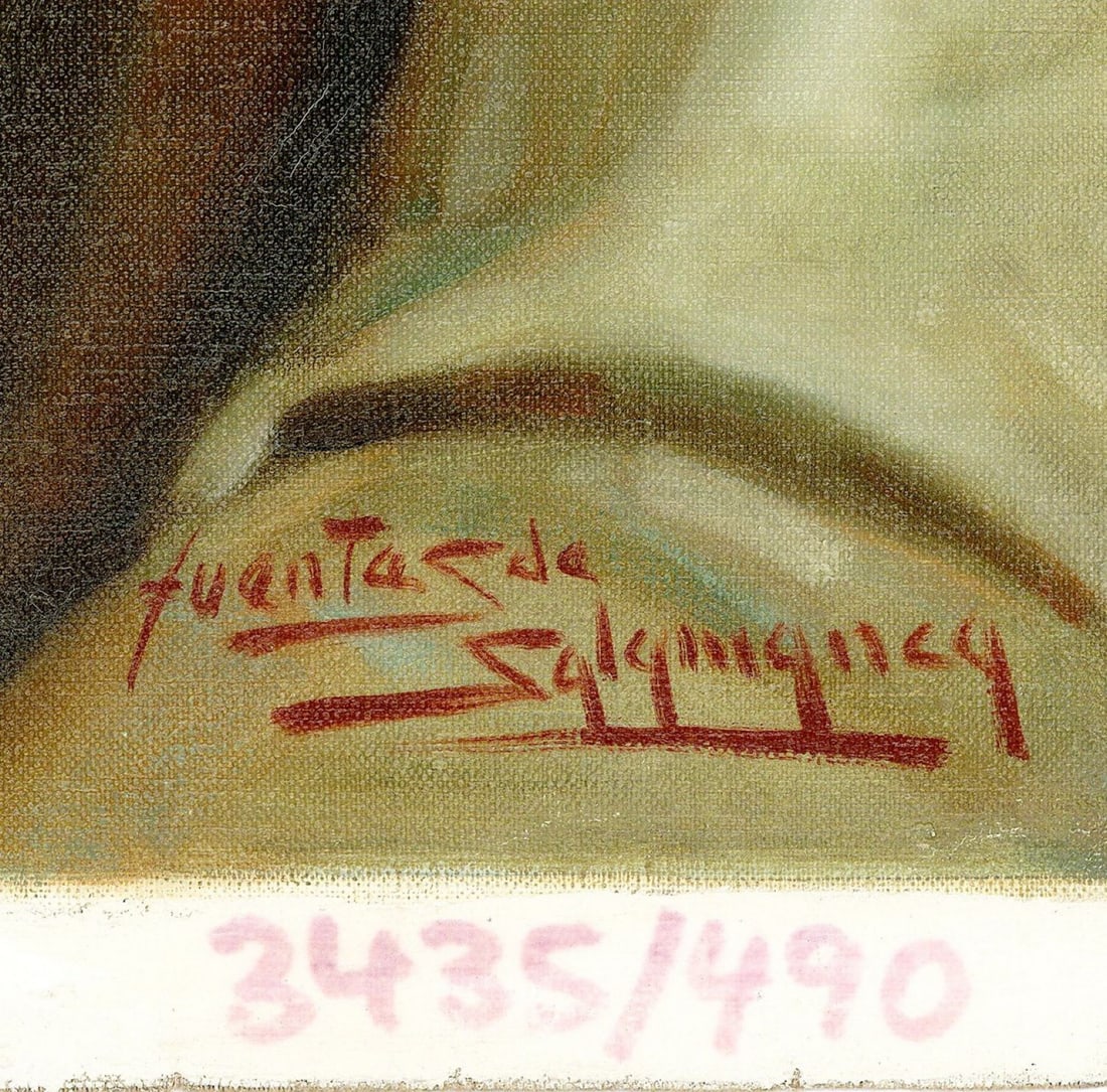 Jose Fuentes de Salamanca (Spain,1934-?) oil painting - 4