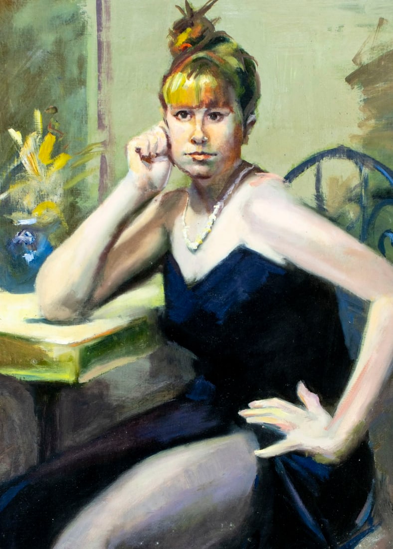 John Reilly (NY,NJ,1942-2021) oil painting - 5