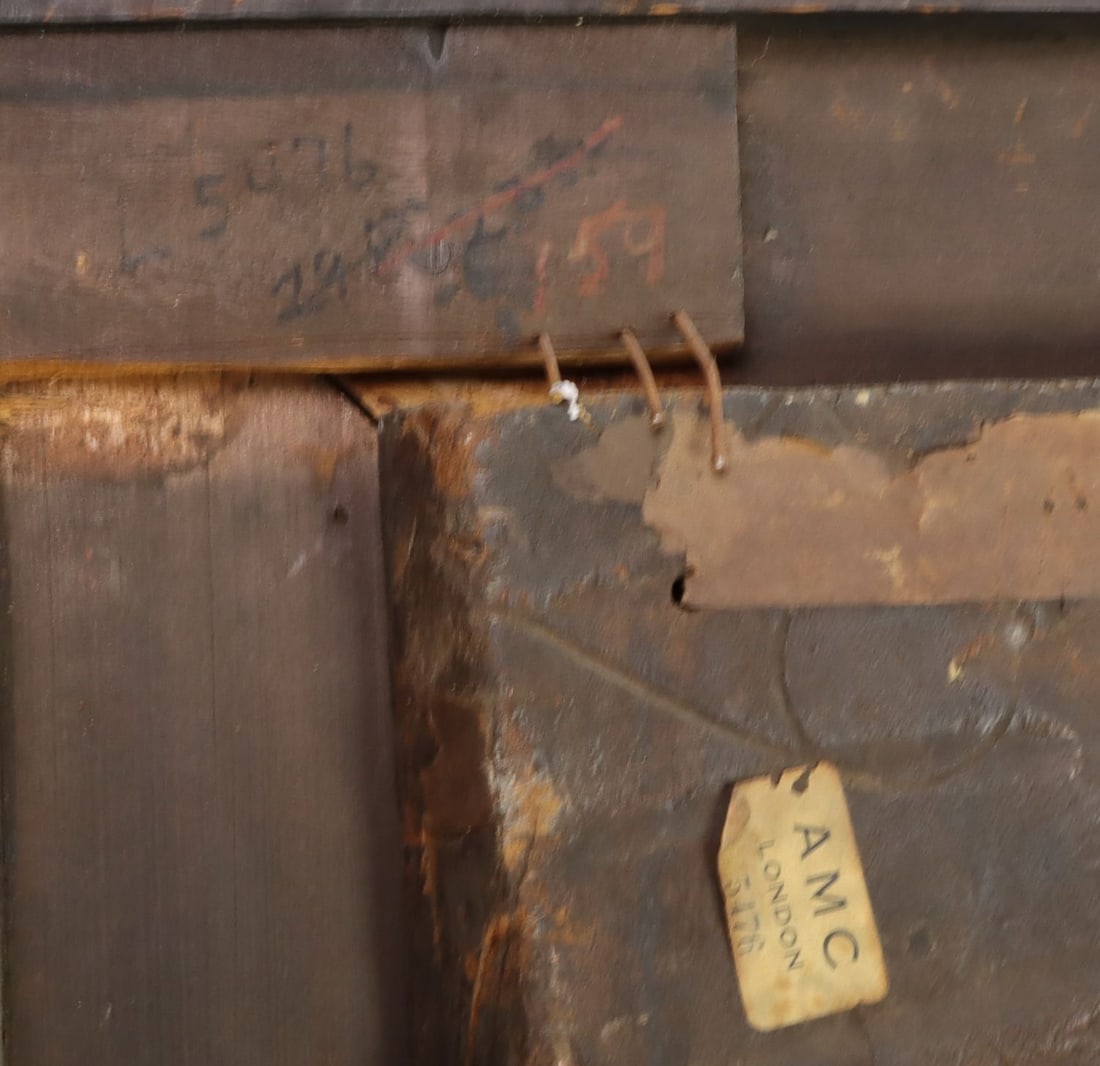 Antique 18/19C American oil painting - 14