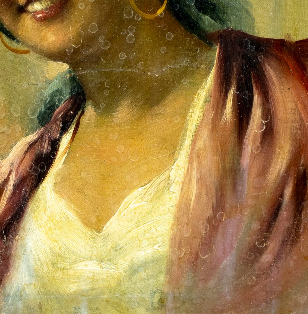 Raffaele Frigerio (Italy,1875-1948) oil painting antique - 5