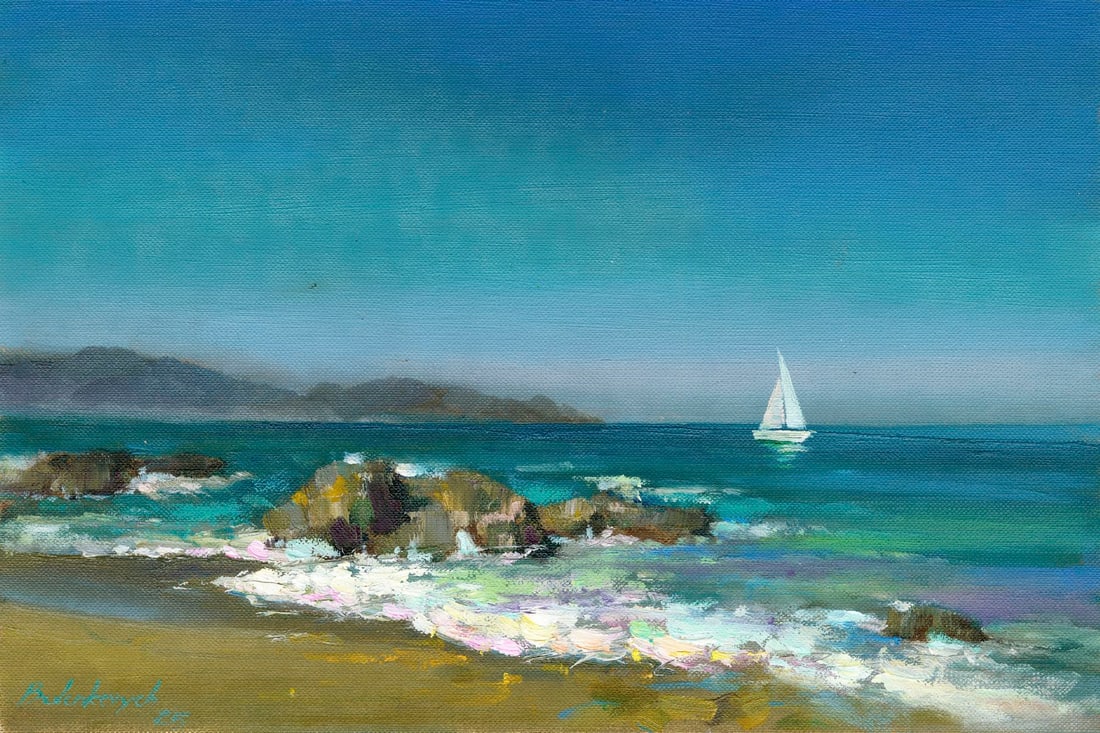 Volodymyr Budenkevych (Ukraine,20/21C) oil painting (1 of 12)