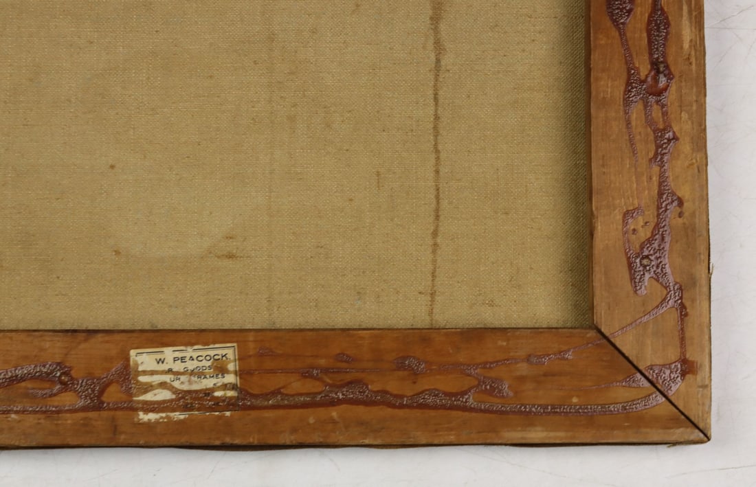 Antique early 20C American oil painting - 12