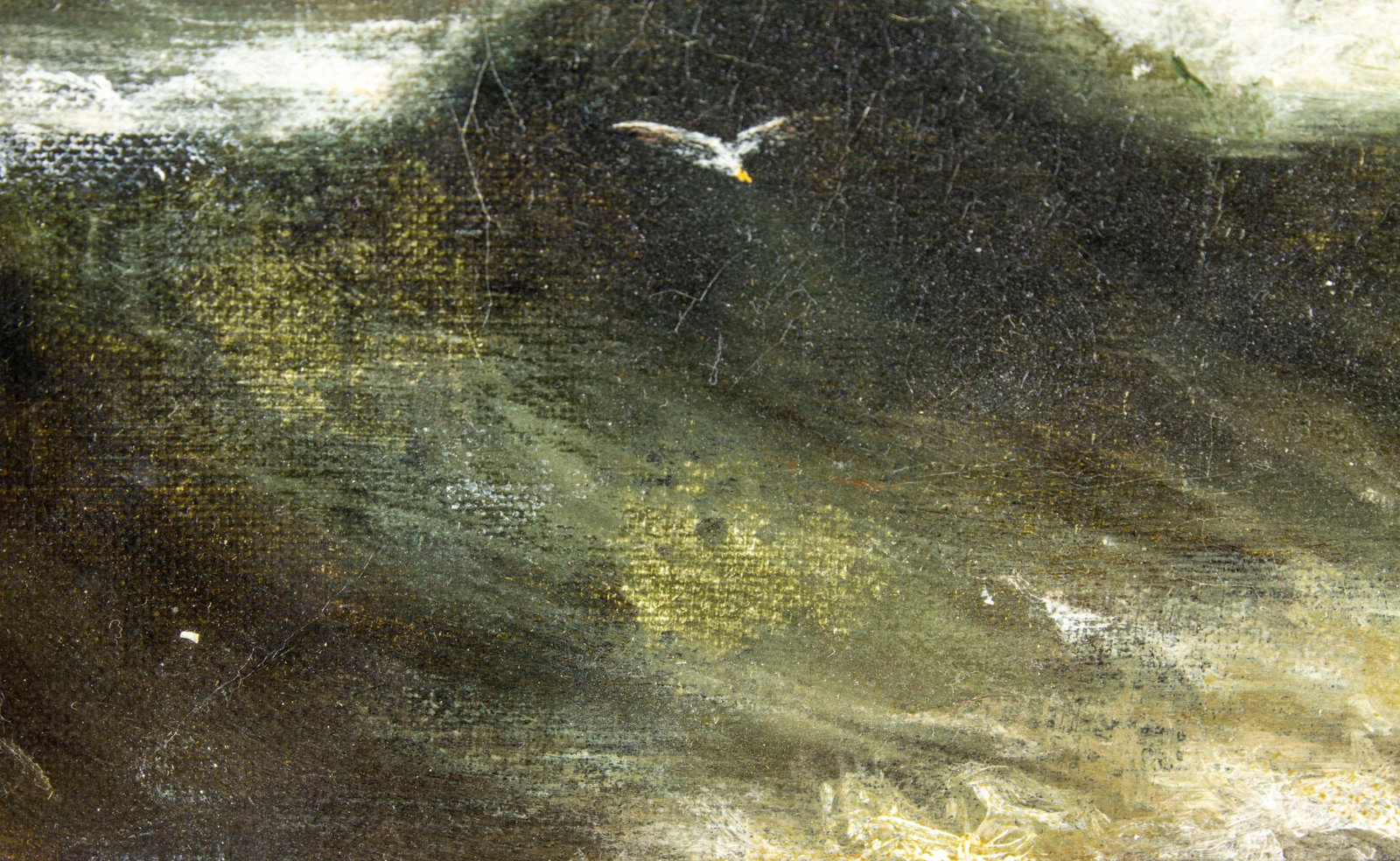 Antique early 20C American oil painting - 8