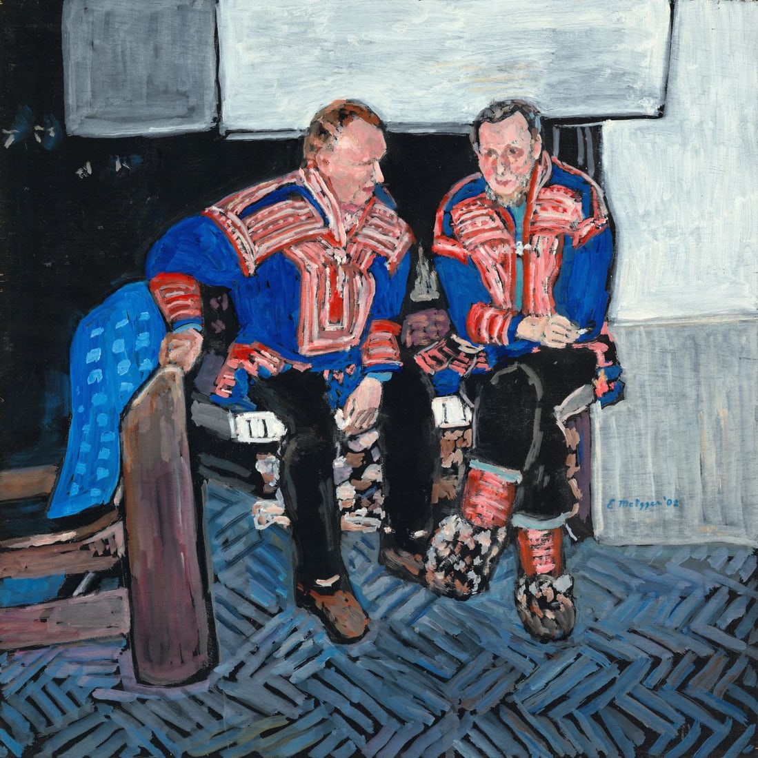 Evelyn Metzger (NY,Brazil,1911-2007) oil painting (1 of 10)