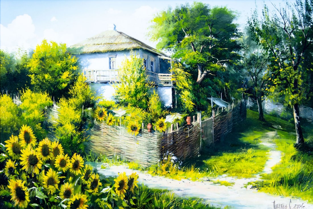 Sergey Potapov (Russia,b 1969) oil painting (1 of 15)