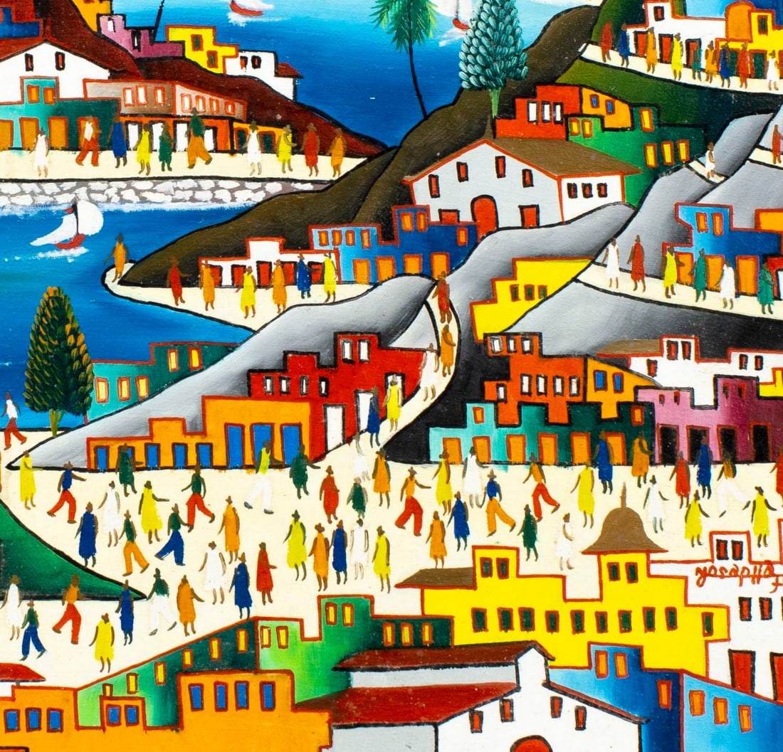 Josapha Tissaint (Haiti,20C) oil painting - 7