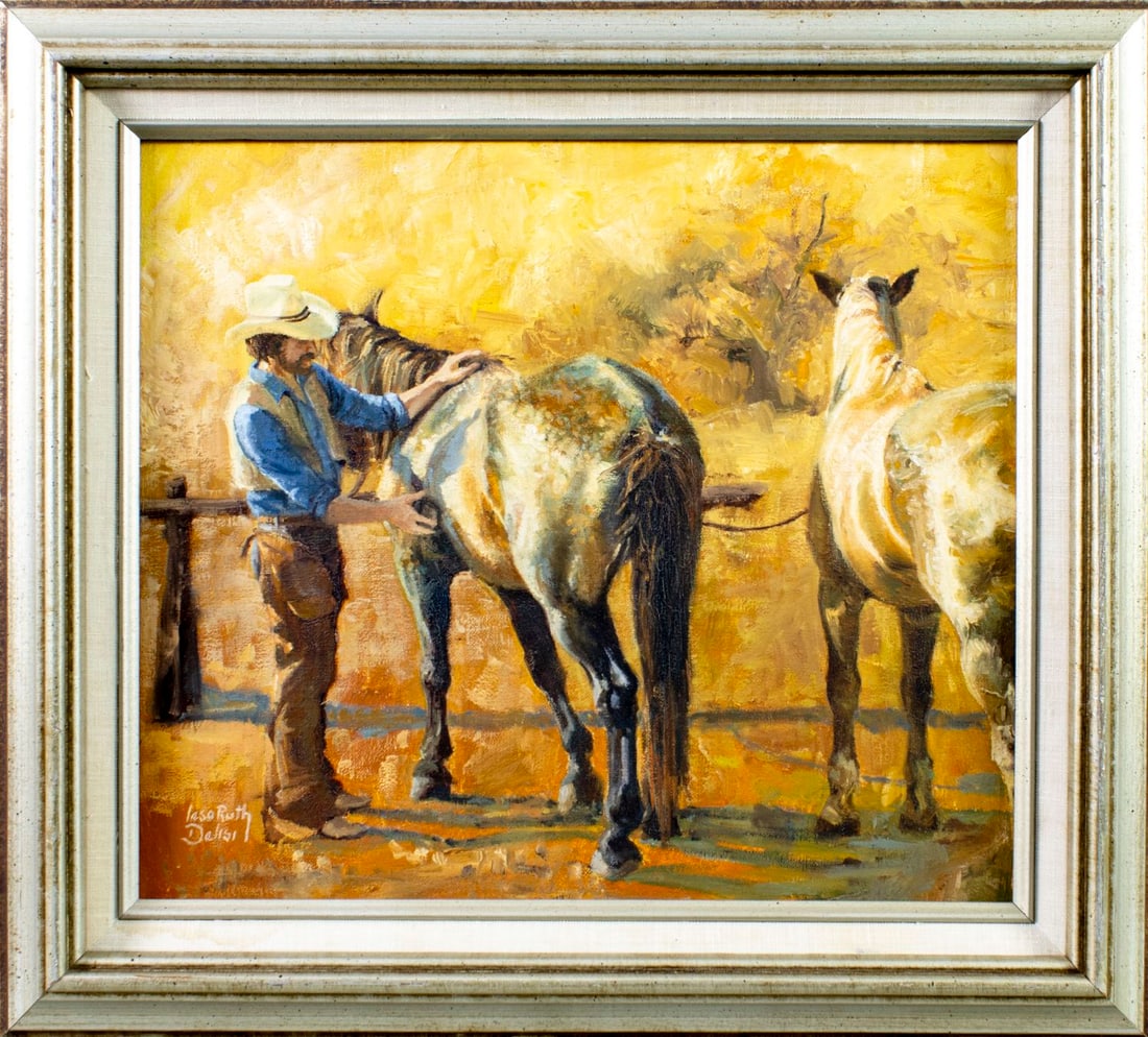 Lesa Delisi (WA,TX,Born 1961) oil painting - 3