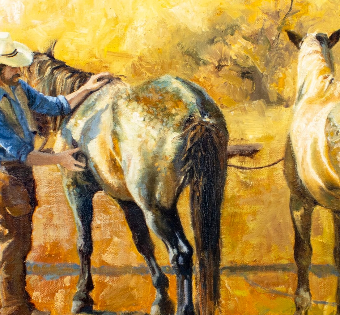 Lesa Delisi (WA,TX,Born 1961) oil painting - 5