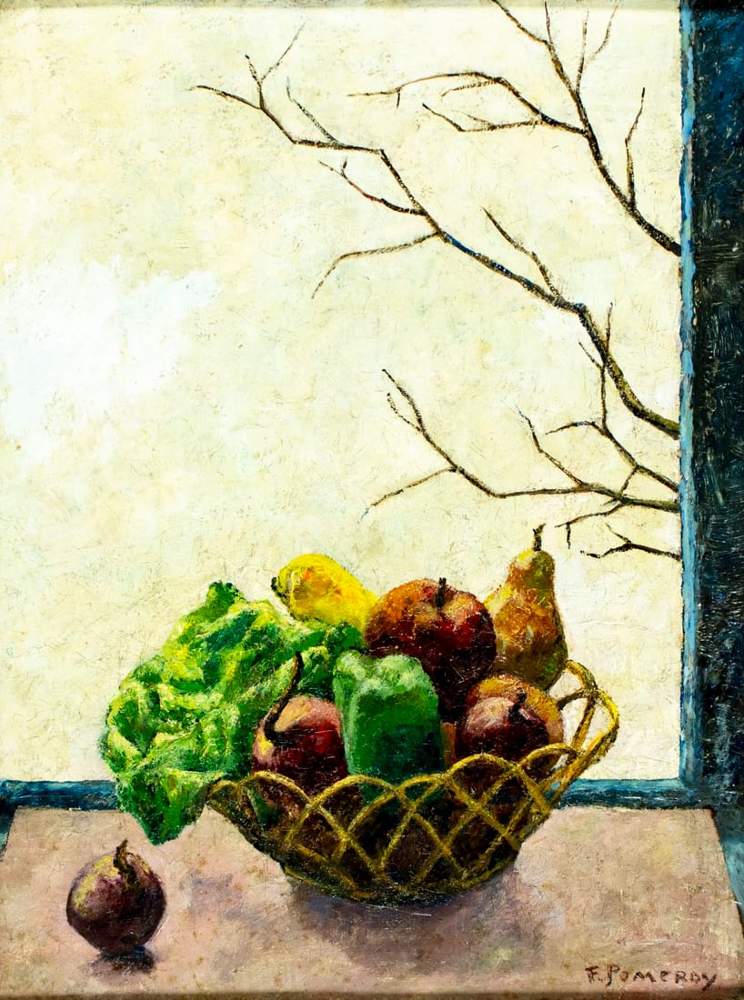 Florence Walton Pomeroy (ME,NJ,1889-1981) oil painting (1 of 13)