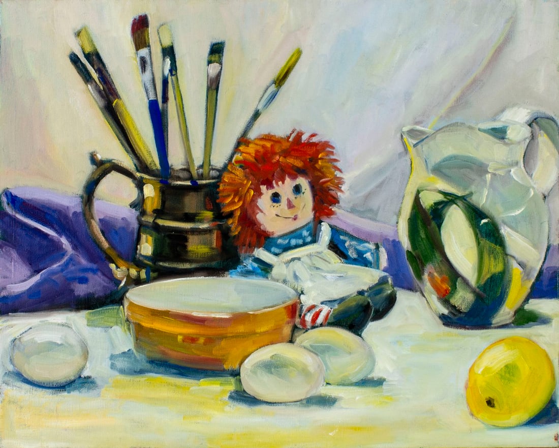 Diana Creber (US,20C) oil painting (1 of 13)