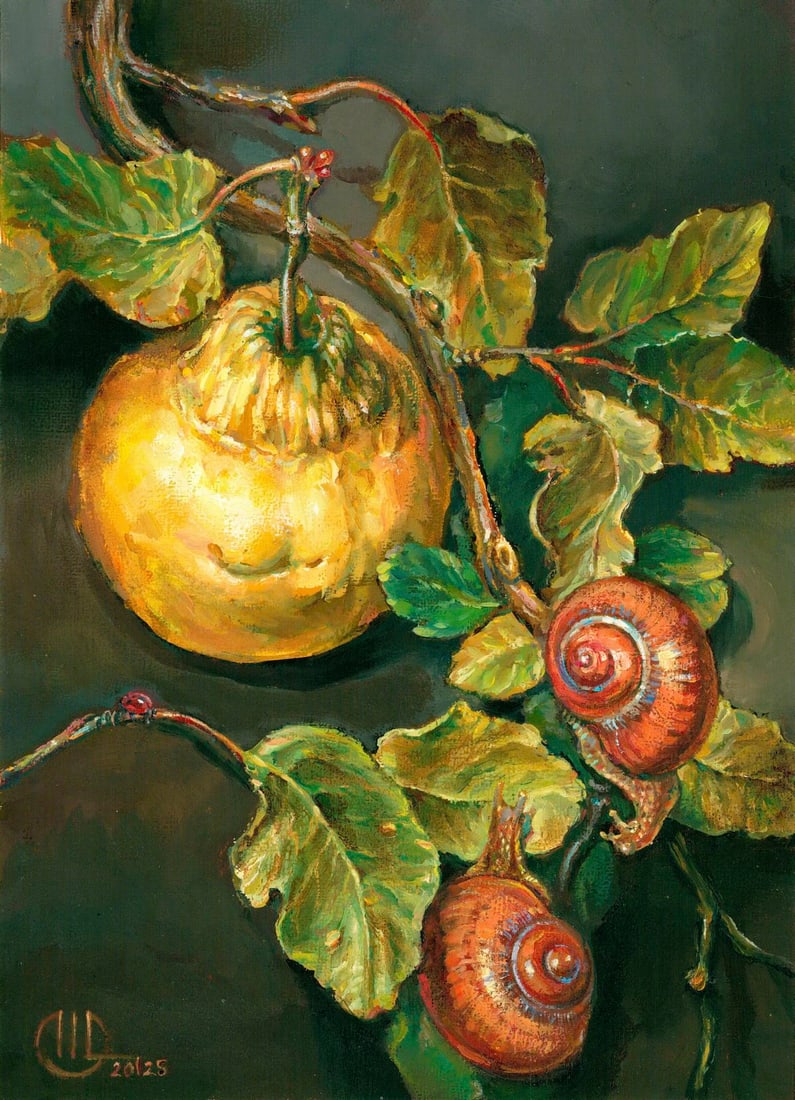 Olena Horbenko (Ukraine,20/21C) acrylic painting (1 of 12)