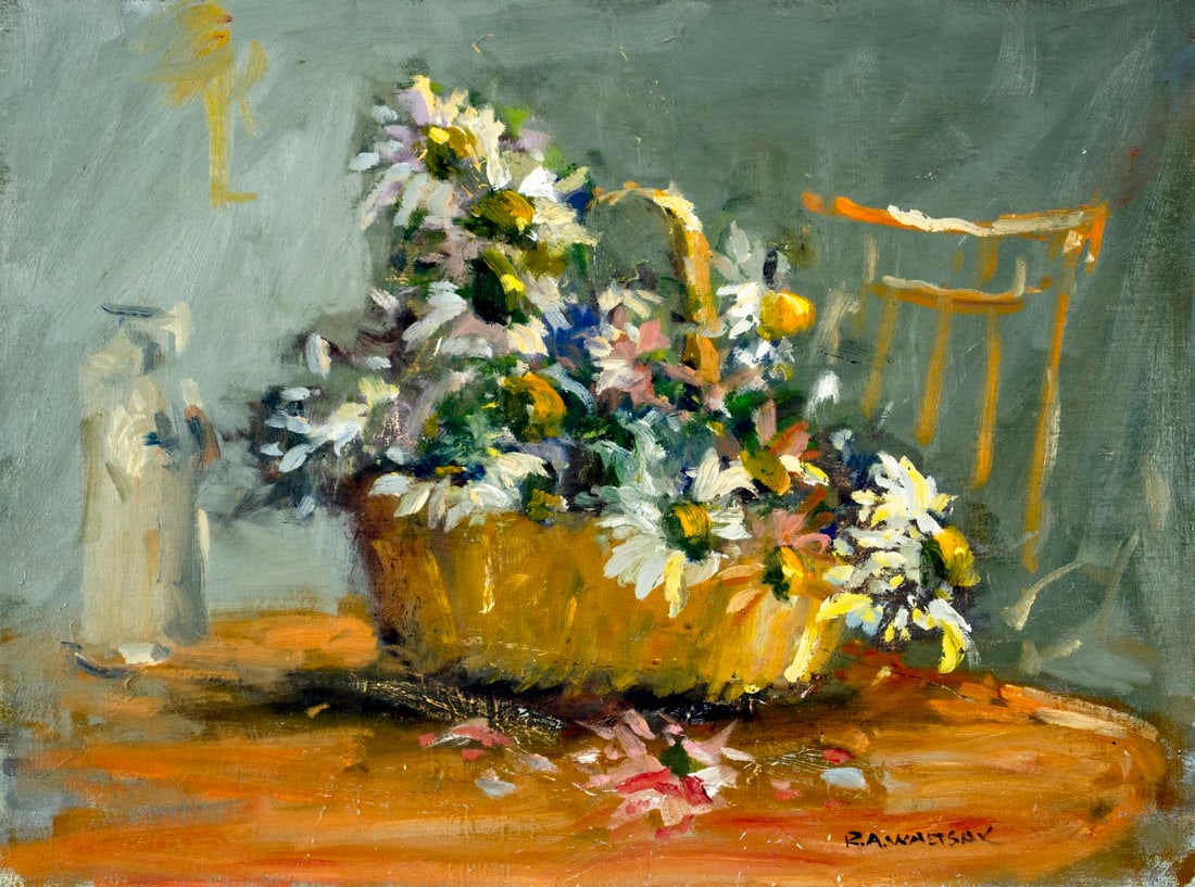 Robert Waltsak (NJ,b 1944) oil painting (1 of 12)