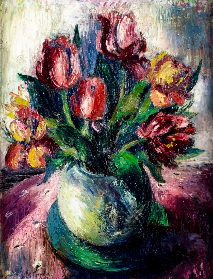 Angela Goold (US,mid 20C) oil painting (1 of 14)