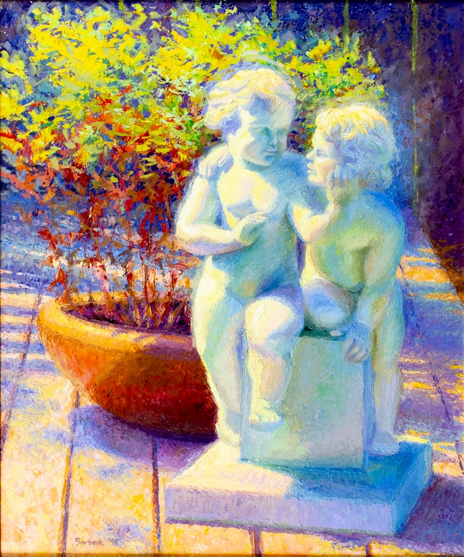 Susan A Sarback (CA,NY,b 1955) oil painting (1 of 13)