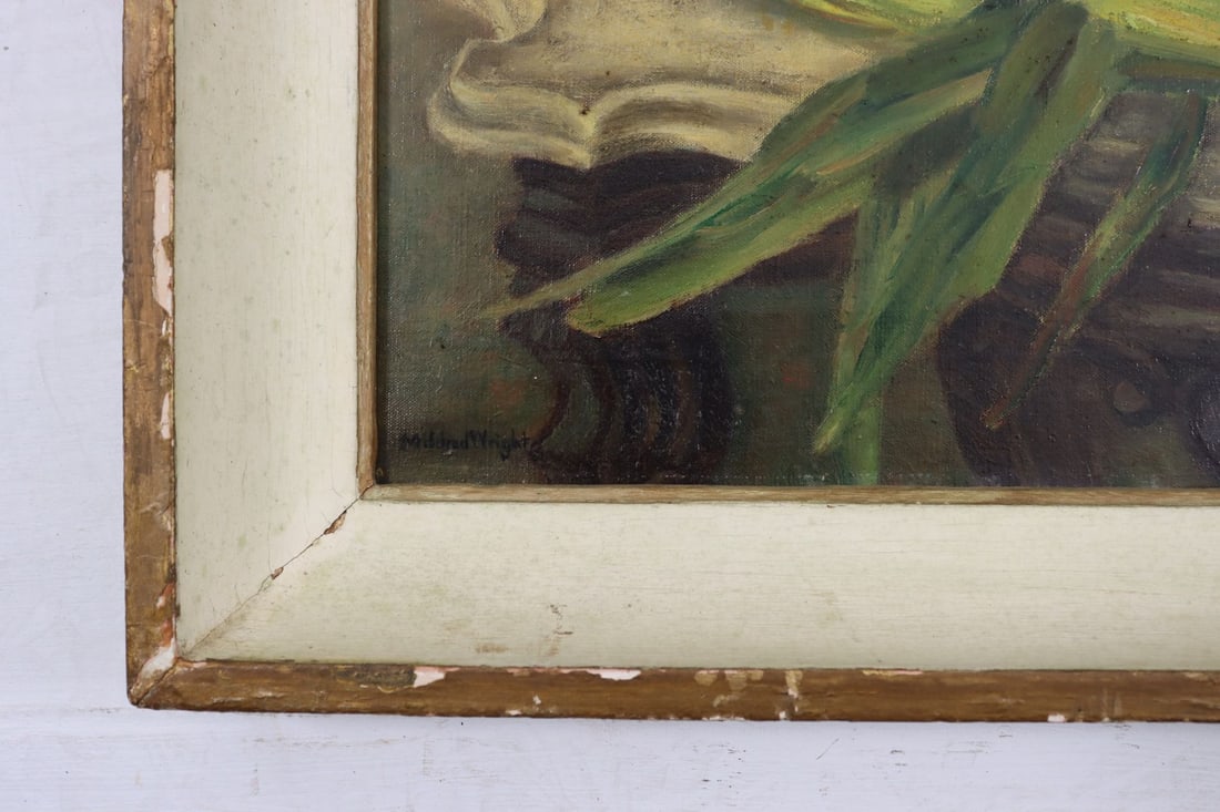 Mildred G Wright (NJ,CT,1888-?) oil painting - 10