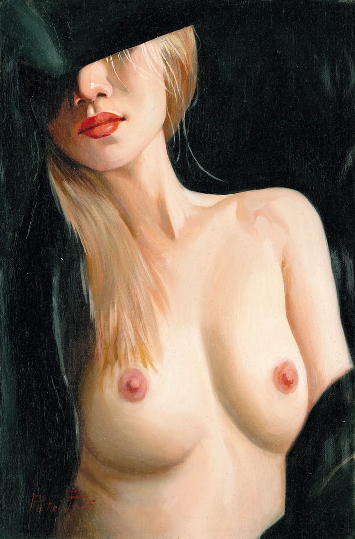 Zoriana Petriv (Ukraine,b 1994) oil painting (1 of 11)