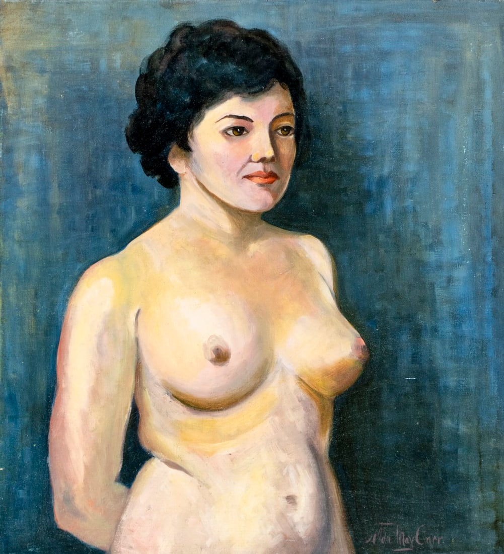 Ida May Carr (PA,20C) oil painting (1 of 13)