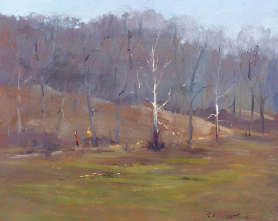 Robert Waltsak (NJ,b 1944) oil painting (1 of 12)