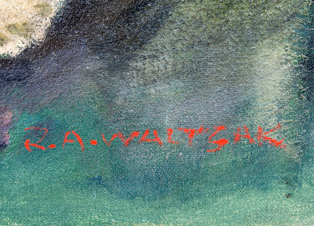 Robert Waltsak (NJ,b 1944) oil painting - 3