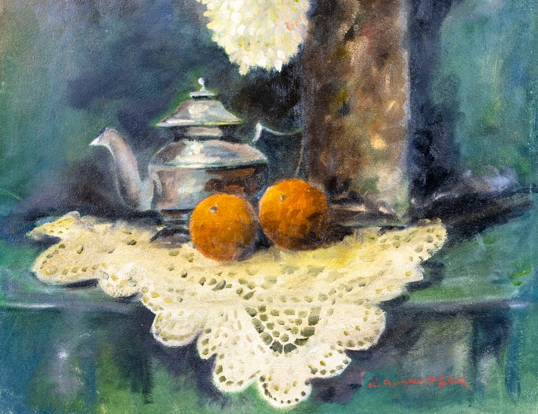 Robert Waltsak (NJ,b 1944) oil painting - 5