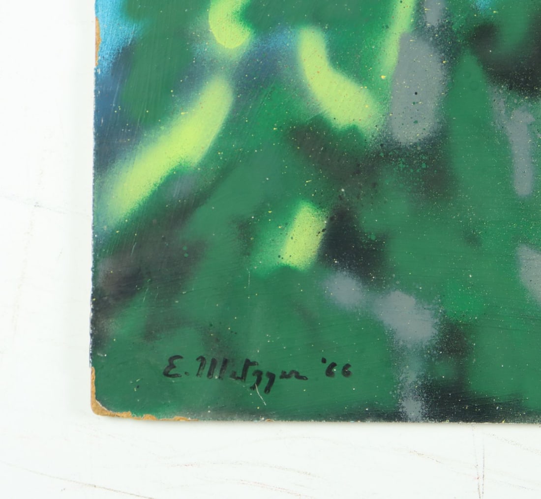 Evelyn Metzger (NY,Brazil,1911-2007) acrylic painting - 10