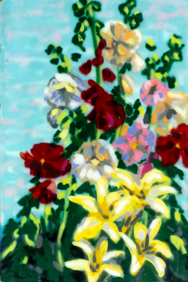 Evelyn Metzger (NY,Brazil,1911-2007) acrylic painting - 3