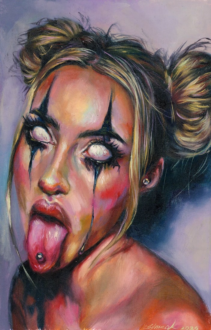 Tatiana Synieok (Ukraine,20/21C) oil painting (1 of 10)