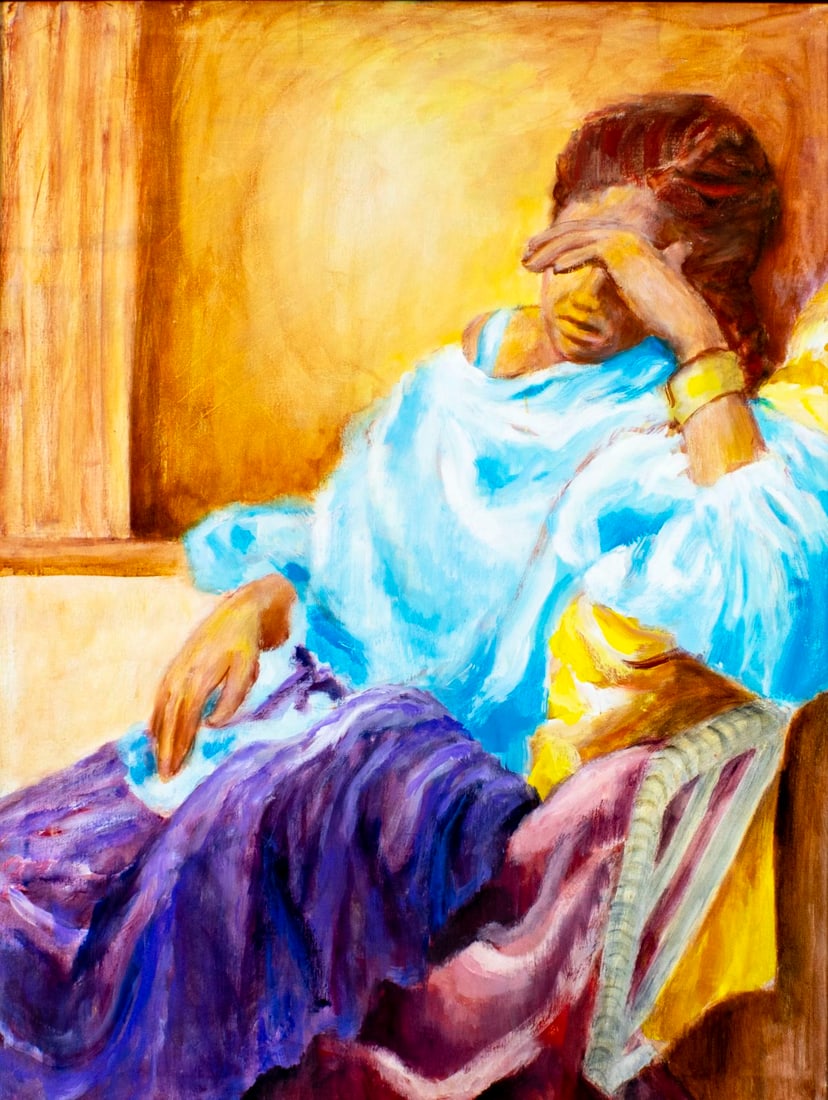 Thelma Thal (NY,1903-2001) oil painting (1 of 14)