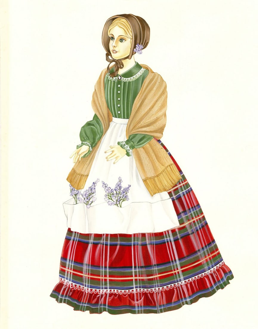 Joan Smith Pilallis (PA,1947-2022) gouache painting (1 of 11)