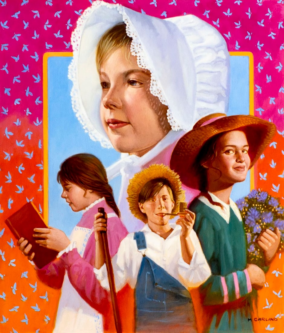 Michael Garland (NY,b 1952) oil painting (1 of 13)