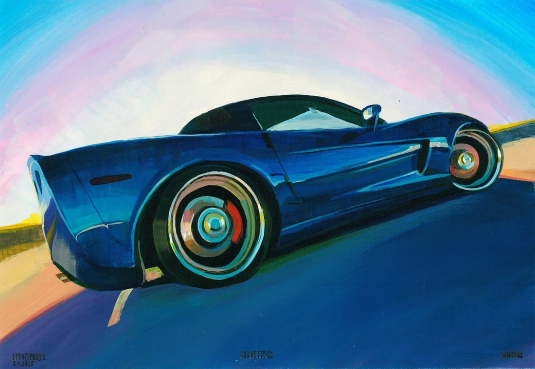 Volodymyr Strutsenko (Ukraine,20/21C) acrylic painting (1 of 10)