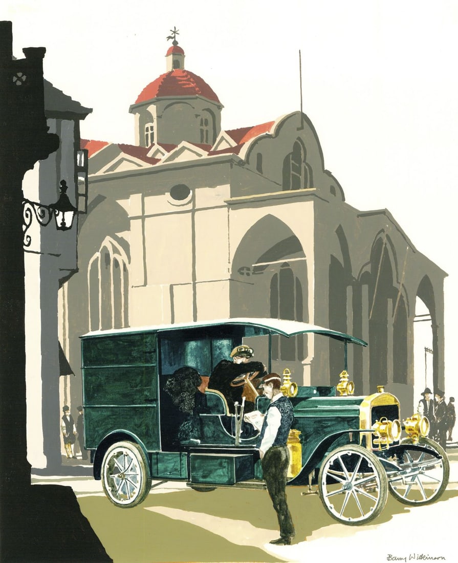 Barry Wilkinson (UK,1923-2007) gouache painting (1 of 14)