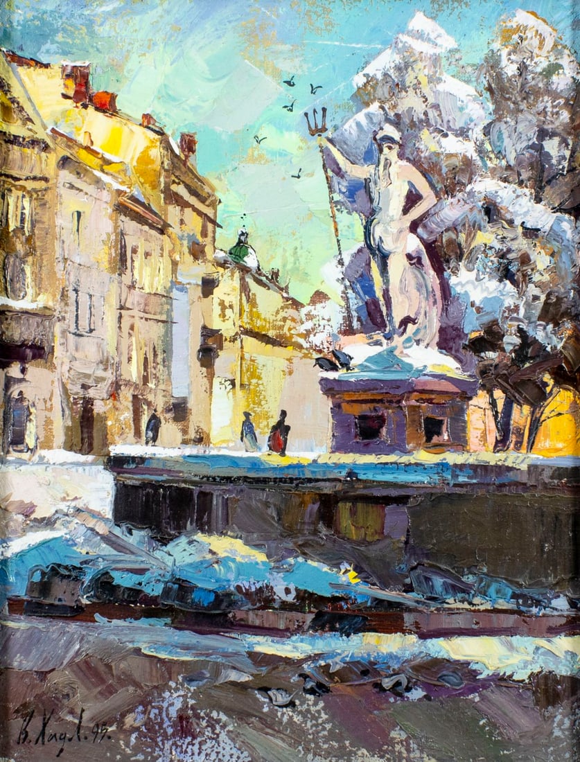 Victor Hadginov (Ukraine,b 1983) oil painting (1 of 15)