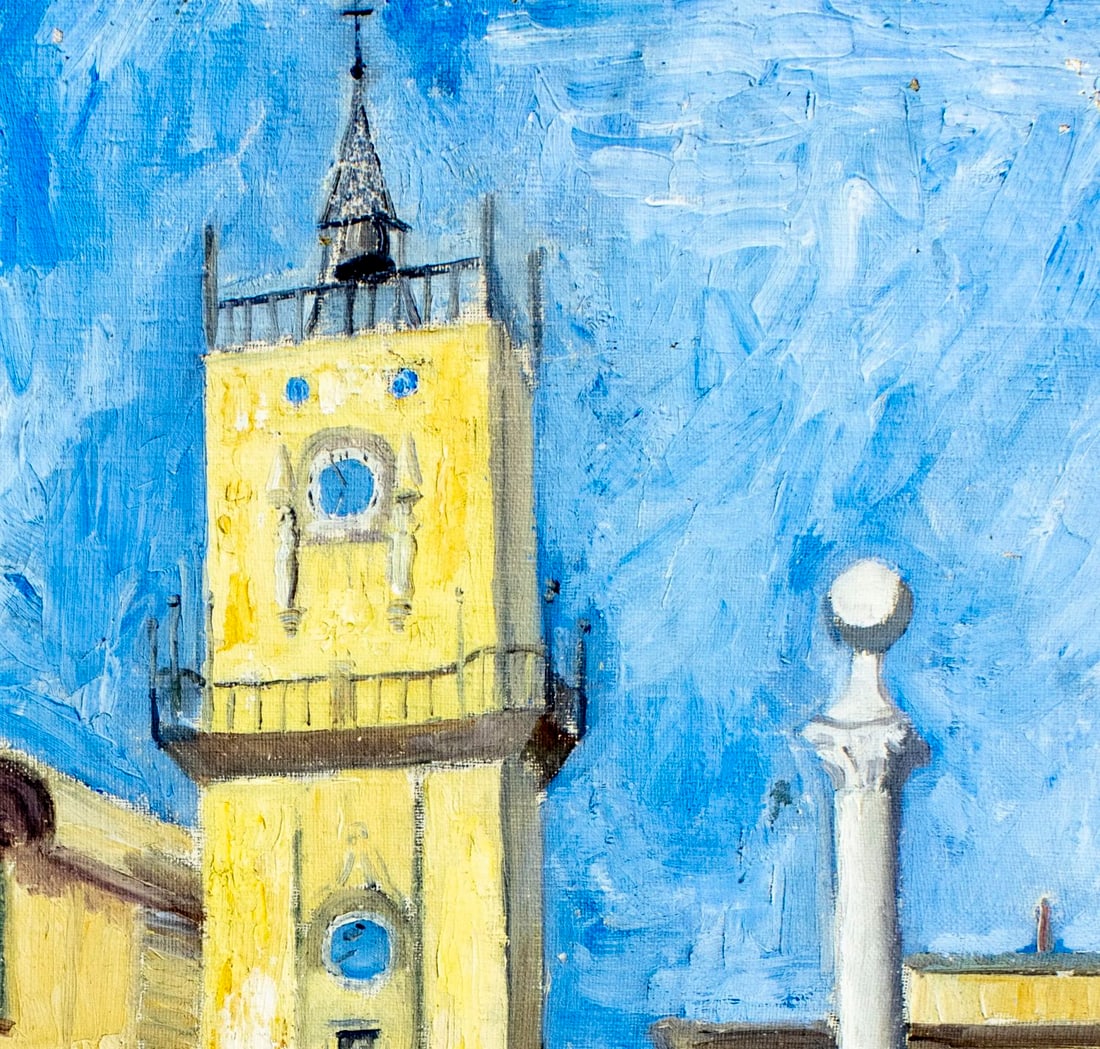 Hildegarde Hamilton (FL,VA,1898-1970) oil painting - 6