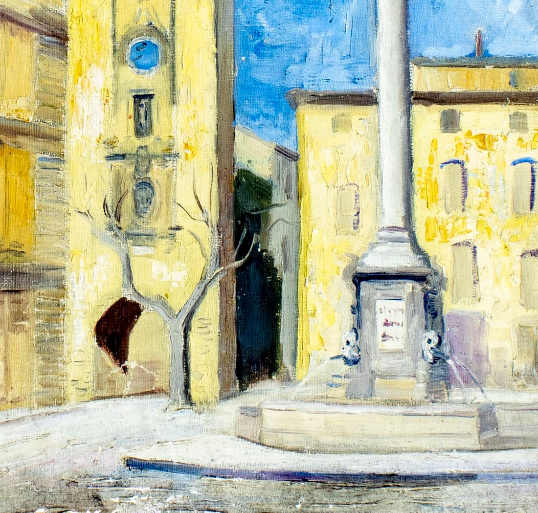 Hildegarde Hamilton (FL,VA,1898-1970) oil painting - 7